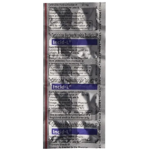 incid l 10mg tablet 10's